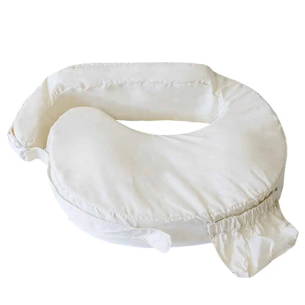 My Brest Friend Deluxe Nursing Pillow with 100% Organic Cotton Slipcover | Ergonomic Support for Breastfeeding - main product image