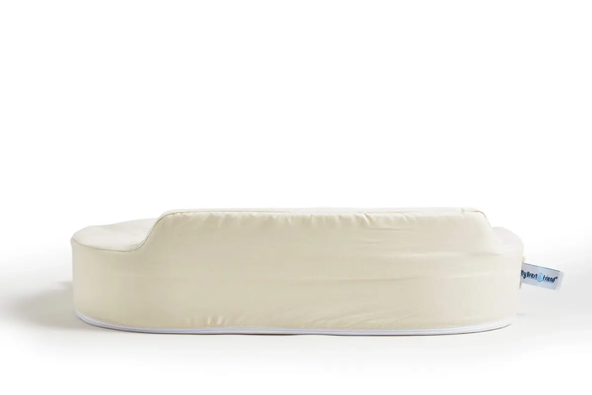 My Brest Friend Deluxe Organic 100% Cotton Nursing Pillow Cover | Breathable Fabric & Handy Pocket - view 4