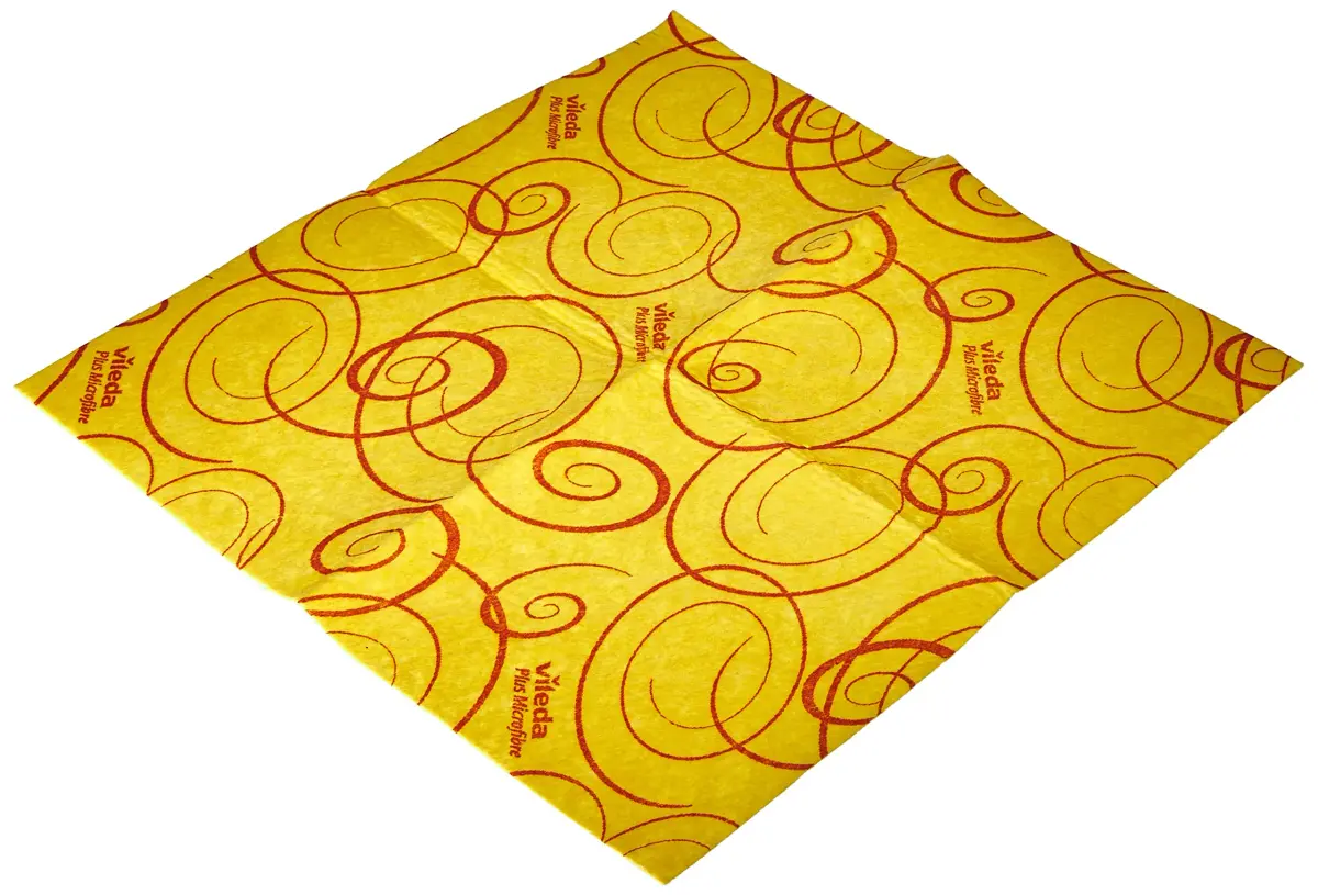 Vileda All-Purpose Cleaning Cloths 6-Pack | 50% Viscose, 30% Polyester, 20% Polypropylene | 13cm x 13cm (5.1" x 5.1") - view 3