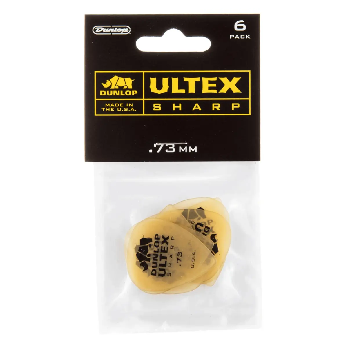 Jim Dunlop Ultex® Sharp Pick .73MM - 6 Pack - main product image