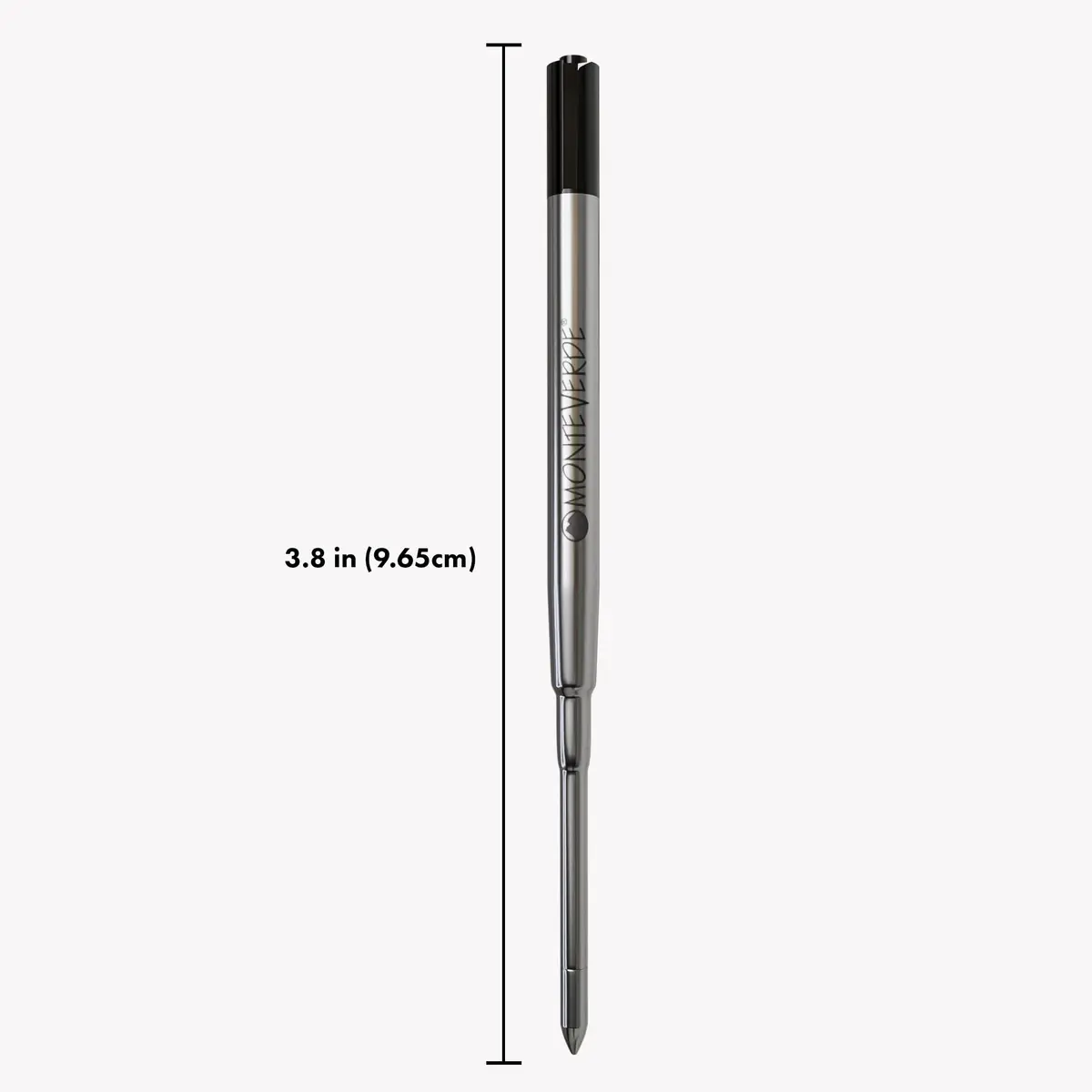 Monteverde Parker Style Ballpoint Refill, Medium, Black, 2 Pack | Smooth Ink for Luxury Pens - view 2