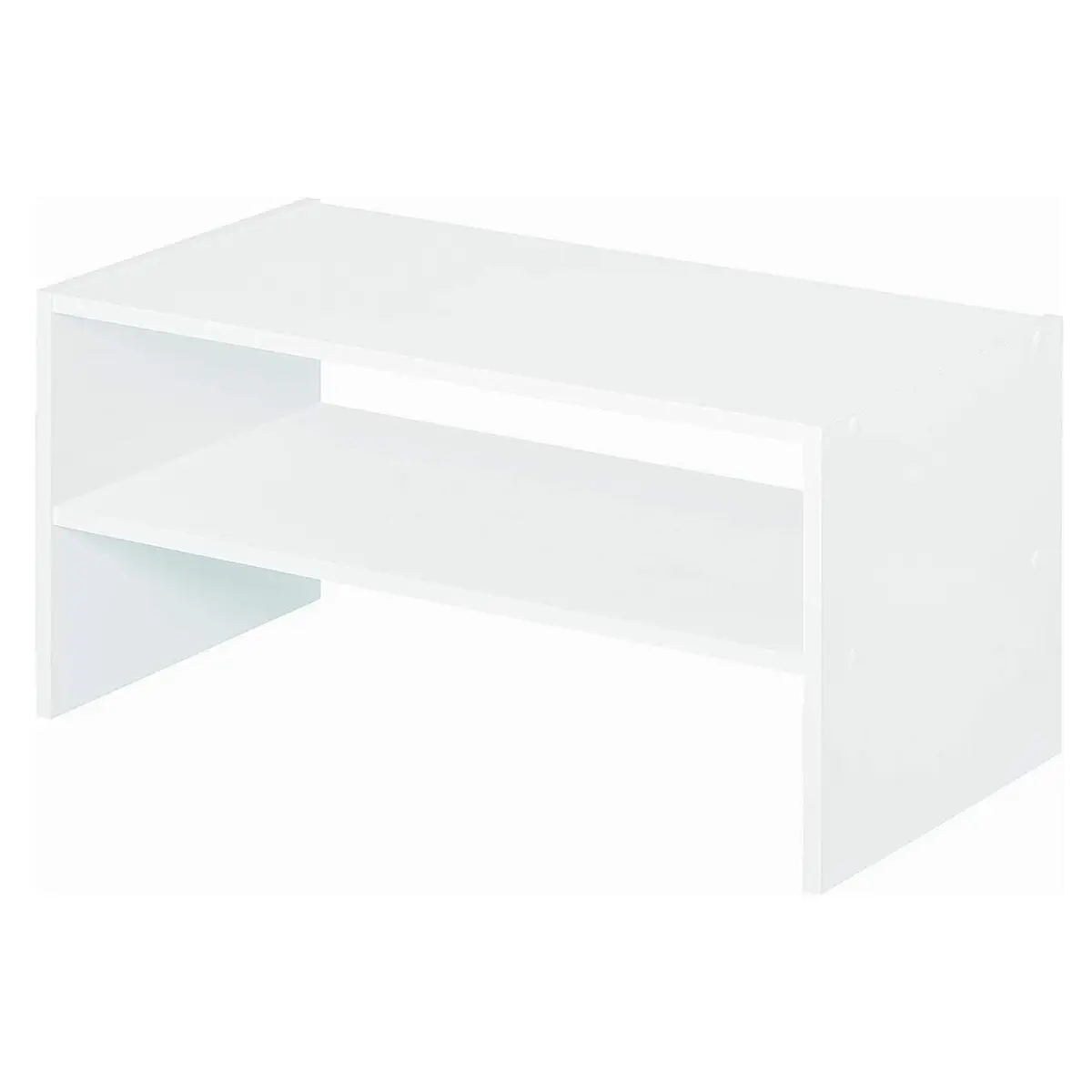 ClosetMaid #8993 Stackable 24in. Wide Horizontal Organizer, White | Space-Saving Shoe & Clothing Storage - view 2