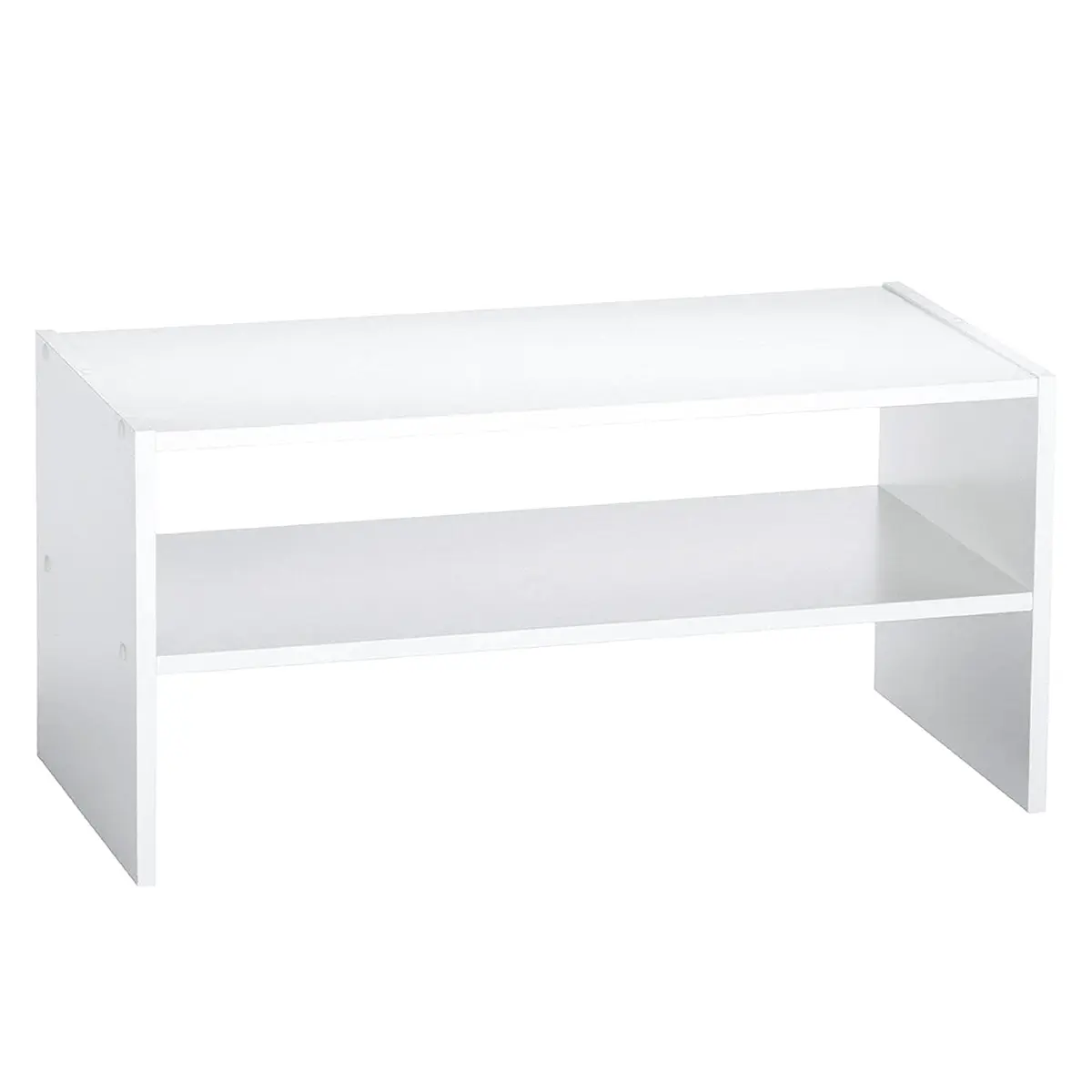 ClosetMaid #8993 Stackable 24in. Wide Horizontal Organizer, White | Space-Saving Shoe & Clothing Storage - view 3
