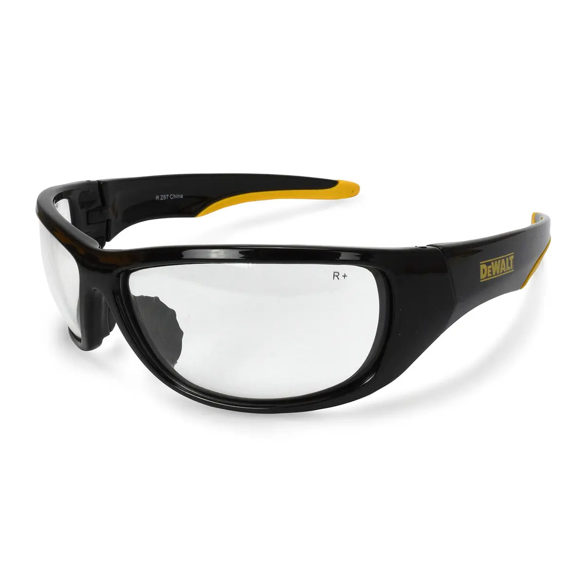 DEWALT Dominator Z87+ Safety Glasses with Clear Lens | ANSI Z87.1+ High-Impact Rated - main product image