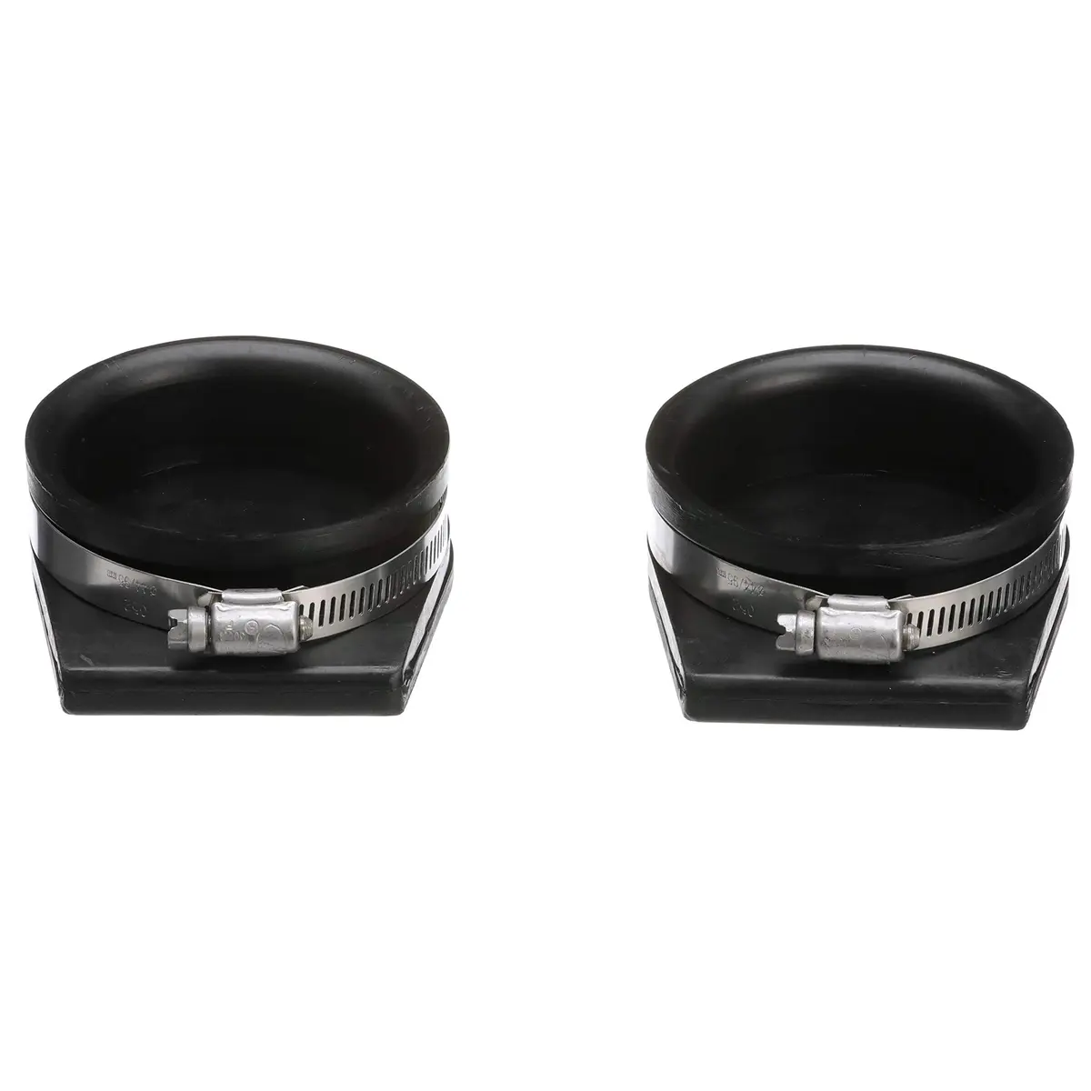 Seachoice Exhaust Guard Covers, Fits 4 in. OD Pipe, Black Rubber with Stainless Steel Hose Clamp | Marine-Grade Weather-Resistant - view 3