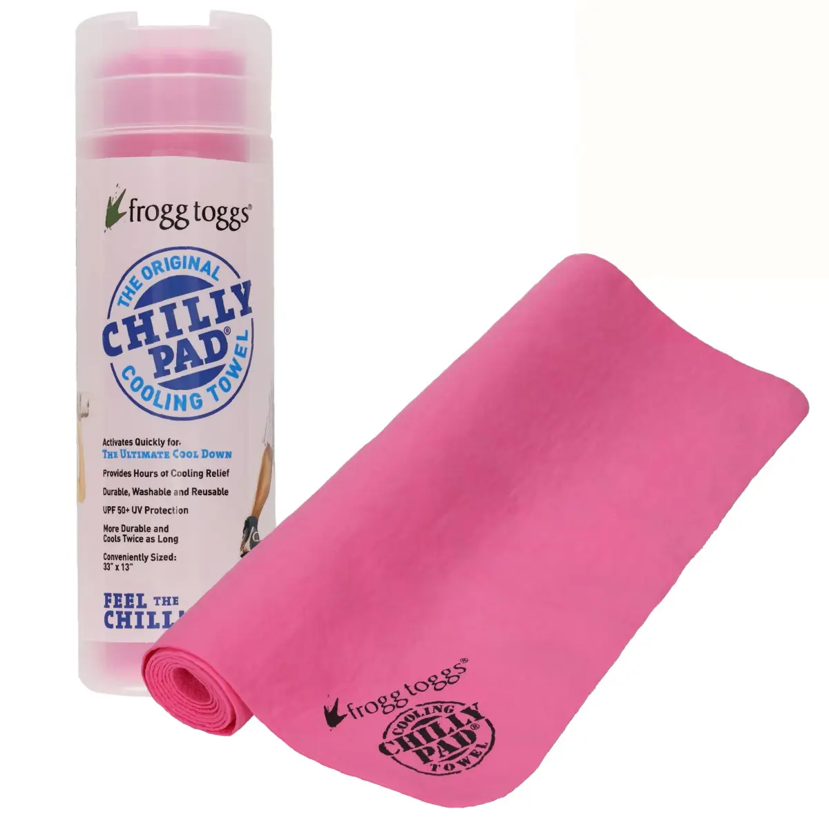 FROGG TOGGS Chilly Pad Cooling Towel 33x13 cm (13x5 in) | Instant Cooling Relief for Sports & Outdoors - main product image