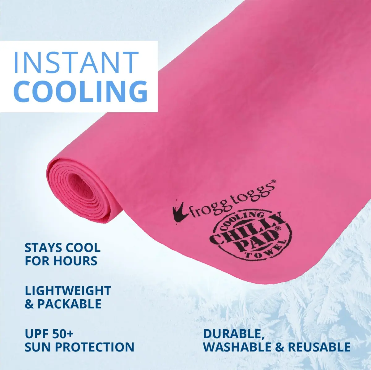 FROGG TOGGS Chilly Pad Cooling Towel 33x13 cm (13x5 in) | Instant Cooling Relief for Sports & Outdoors - view 3