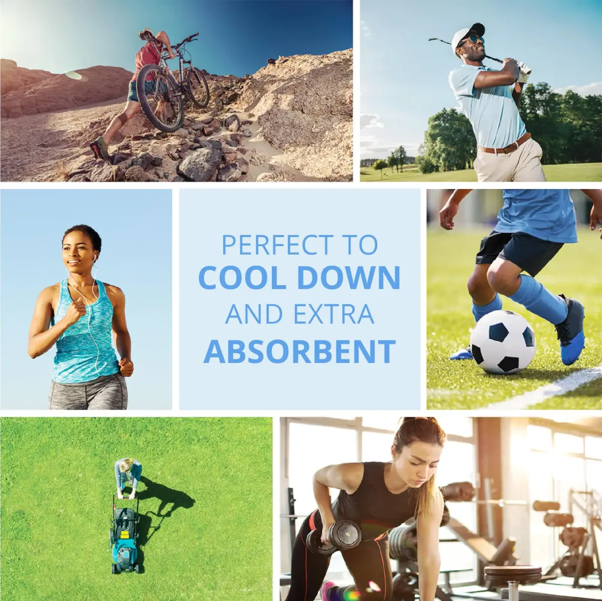 FROGG TOGGS Chilly Pad Cooling Towel 81cm x 33cm (32" x 13") | Instant Cooling Relief for Hot Weather - view 4