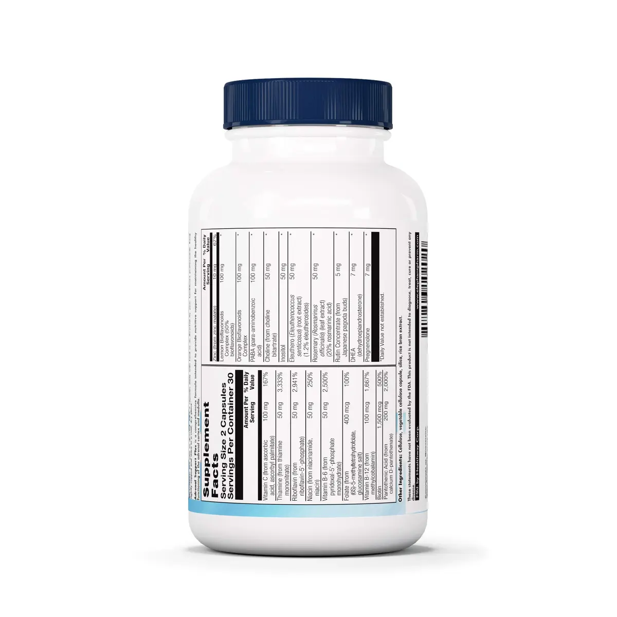 Nutra BioGenesis Adrenal Support Supplement for Women & Men, 60 Capsules | Supports Energy & Balance - view 3