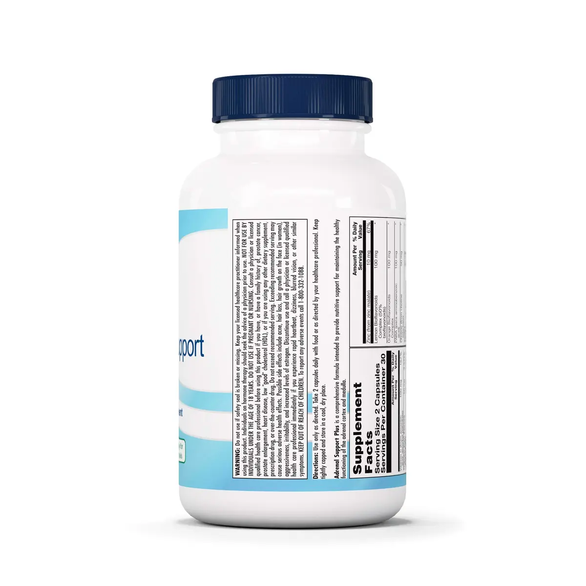 Nutra BioGenesis Adrenal Support Supplement for Women & Men, 60 Capsules | Supports Energy & Balance - view 4