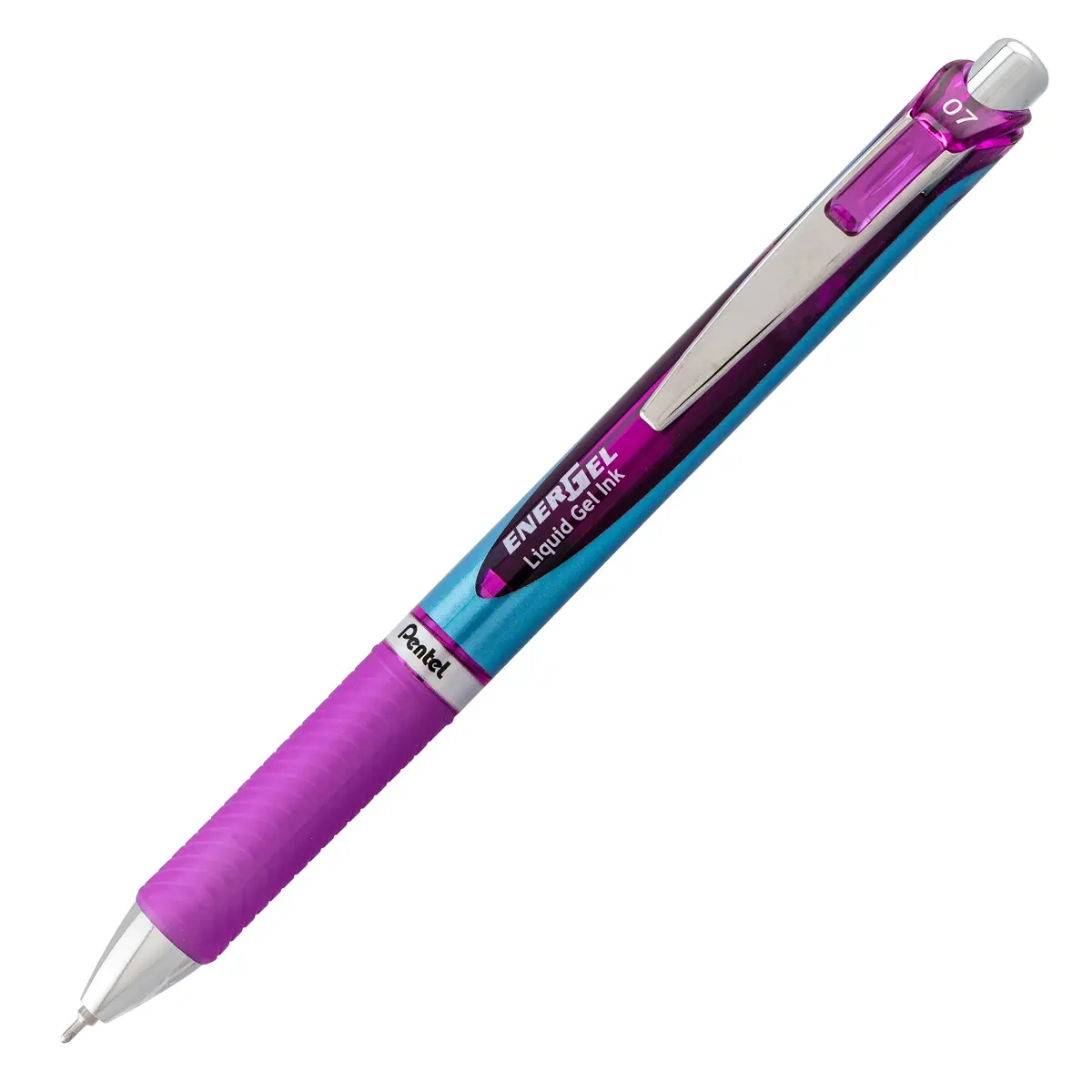Pentel EnerGel RTX Retractable Gel Pen 0.7mm Medium Violet Ink, 2-Pack | Smooth Writing & Fast Dry - view 2
