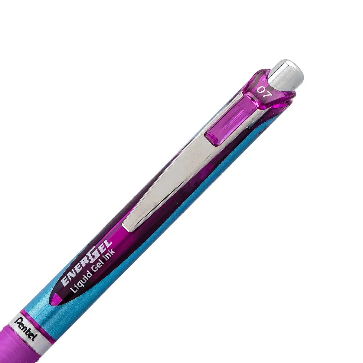 Pentel EnerGel RTX Retractable Gel Pen 0.7mm Medium Violet Ink, 2-Pack | Smooth Writing & Fast Dry - view 3