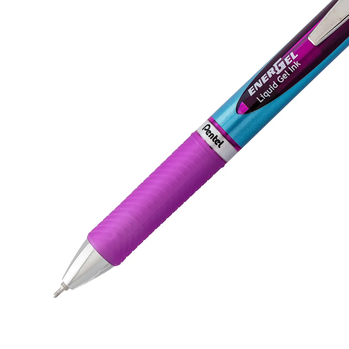 Pentel EnerGel RTX Retractable Gel Pen 0.7mm Medium Violet Ink, 2-Pack | Smooth Writing & Fast Dry - view 4