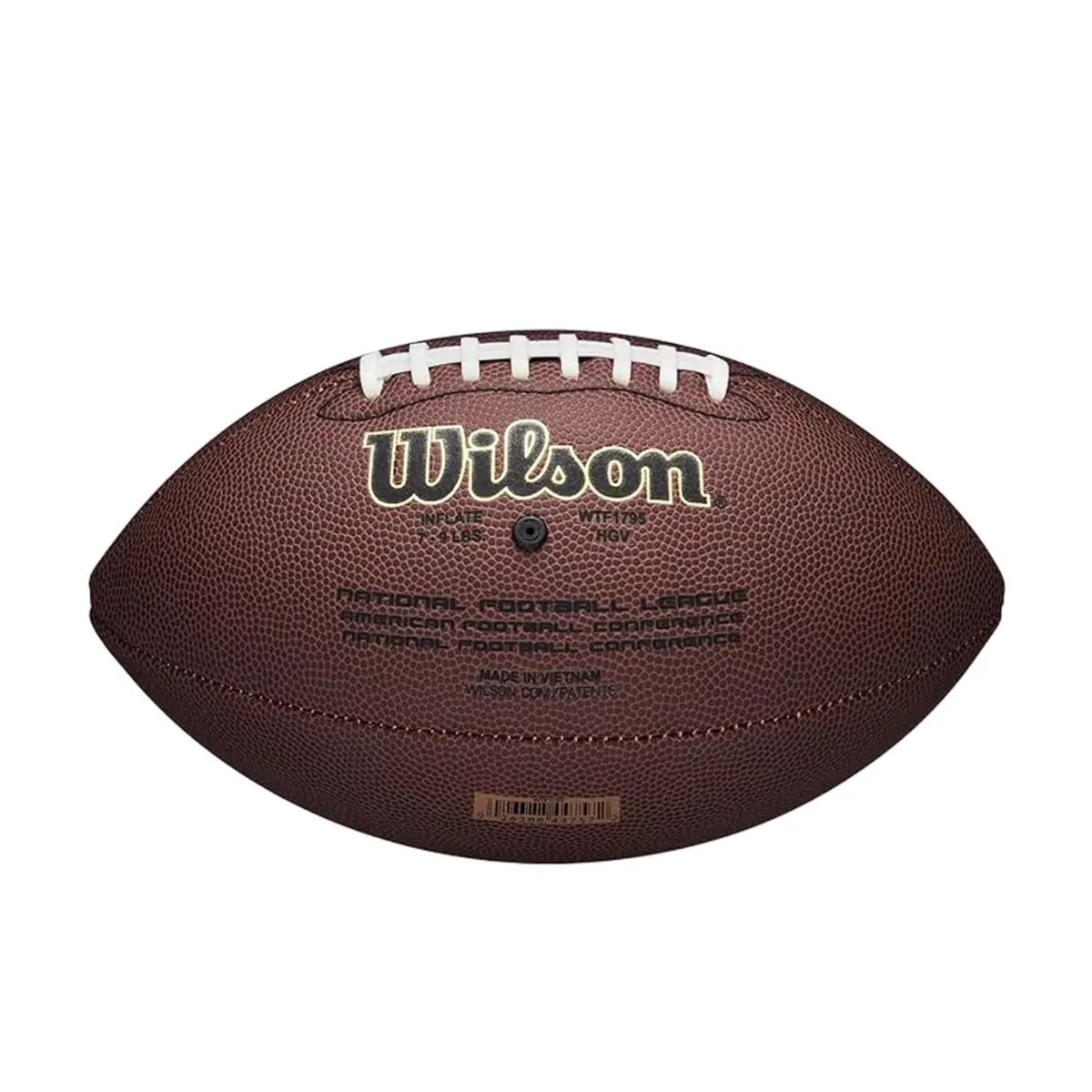 Wilson NFL Super Grip Composite Football - Junior Size, Brown | Official NFL Lacing - view 3