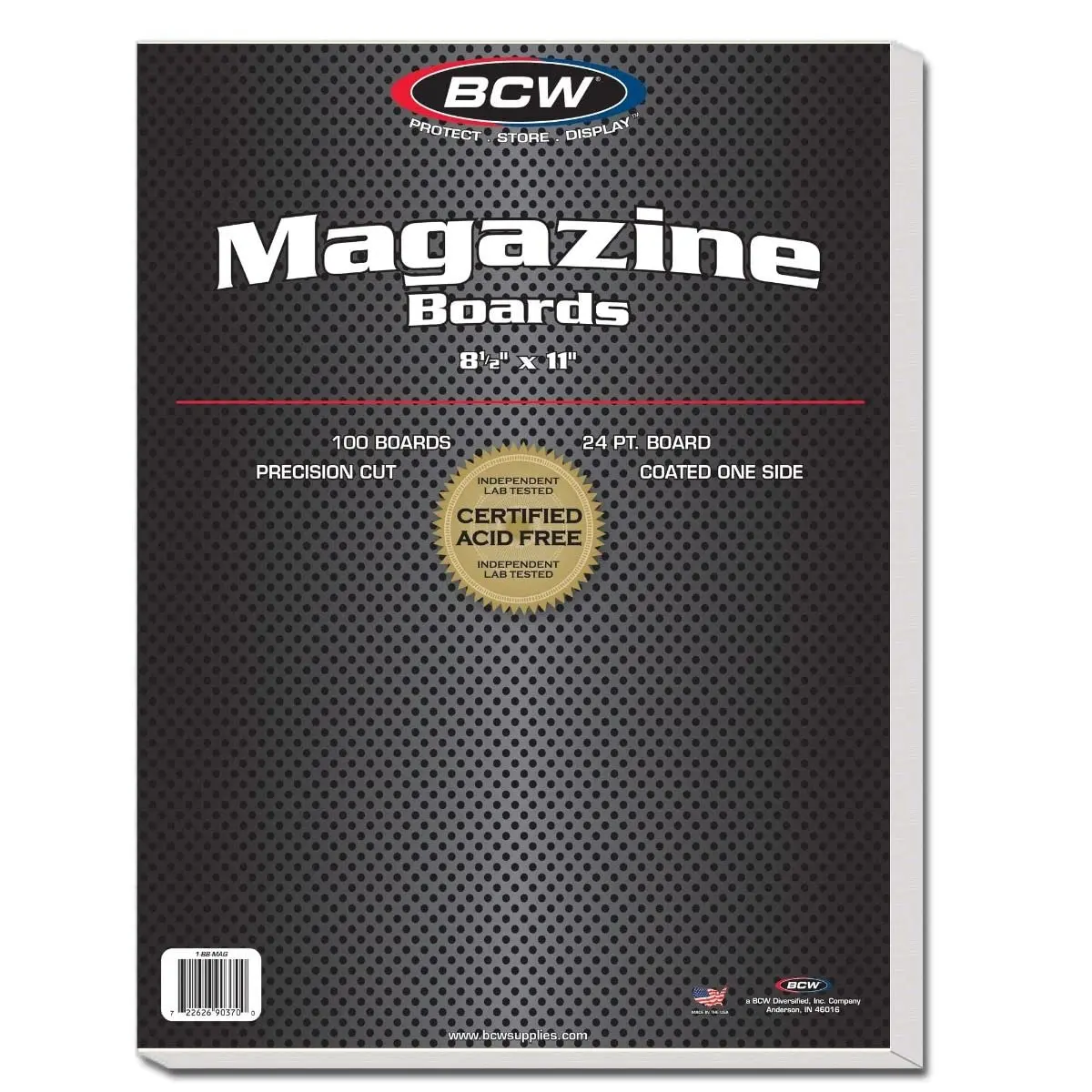 BCW Magazine Backing Boards 8.5 x 11 Inches Acid-Free 100 Count | Premium Archival Support - main product image
