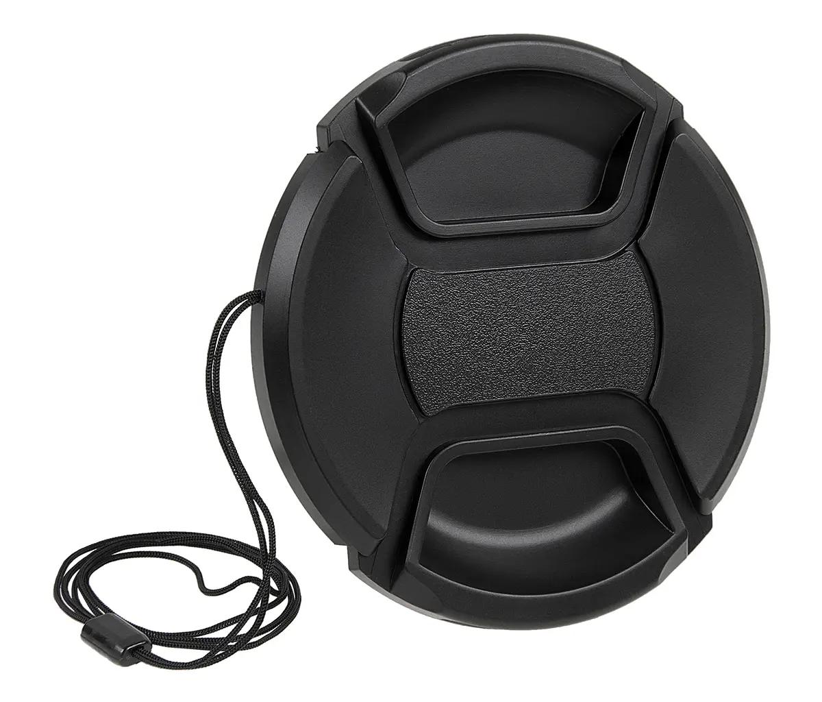 Fotodiox Inner Pinch Lens Cap, Lens Cover with Cap Keeper, 82mm | Durable Plastic Lens Protection - main product image