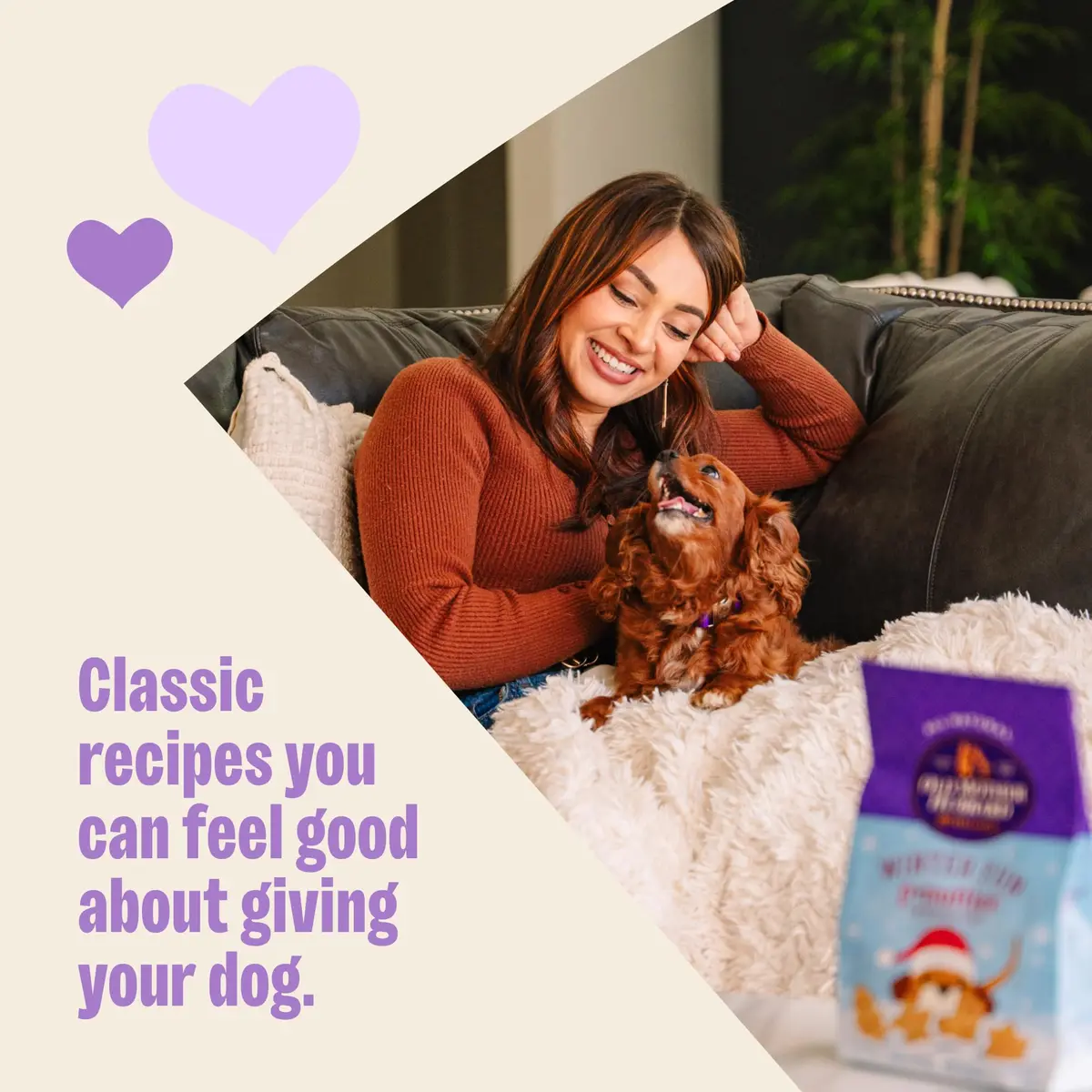 Old Mother Hubbard Winter Fun P-Nuttier Dog Biscuits 16 oz | Natural Seasonal Holiday Treat - view 4