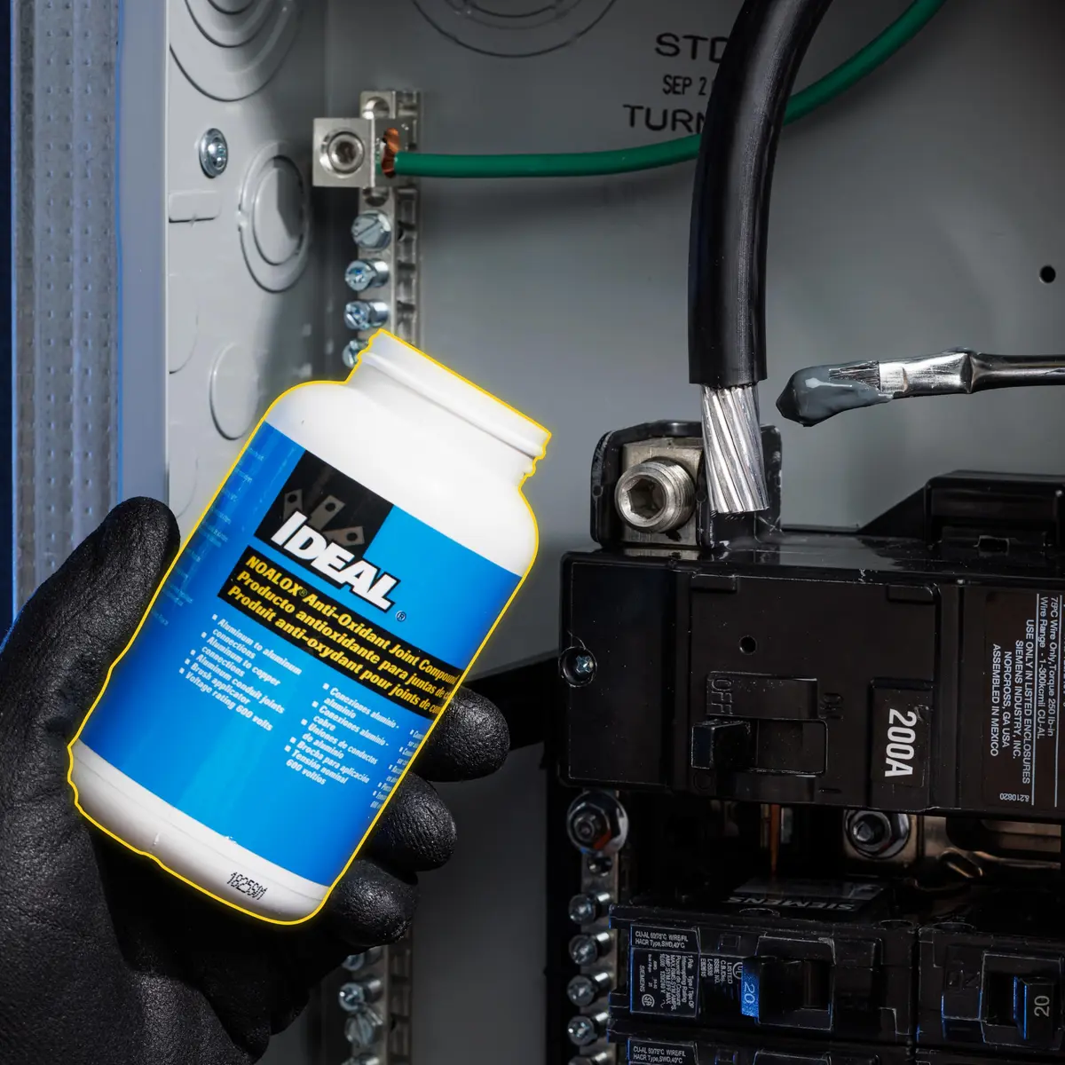 Ideal Electrical Noalox Anti-Oxidant Compound 237ml (8 oz) | Prevents Aluminum Oxidation - view 6