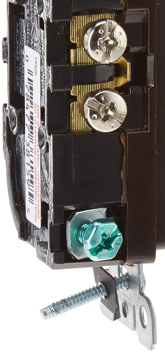 Leviton 15 Amp Decora Tamper-Resistant Electrical Wall Outlet, T5325, Brown | Child-Safe, Grounded, Heavy-Duty - view 5
