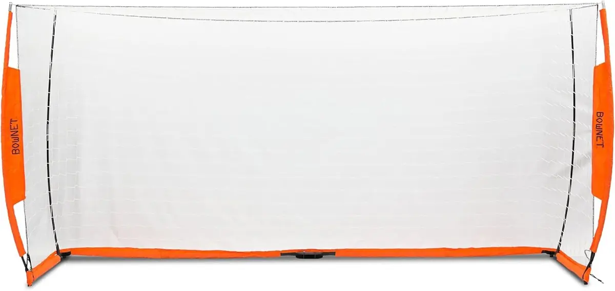 Bownet Folding Soccer Goal, Pop-Up Net with Carry Bag - 6'H x 12'W | Portable, Durable Steel Frame for Indoor & Outdoor Play - main product image