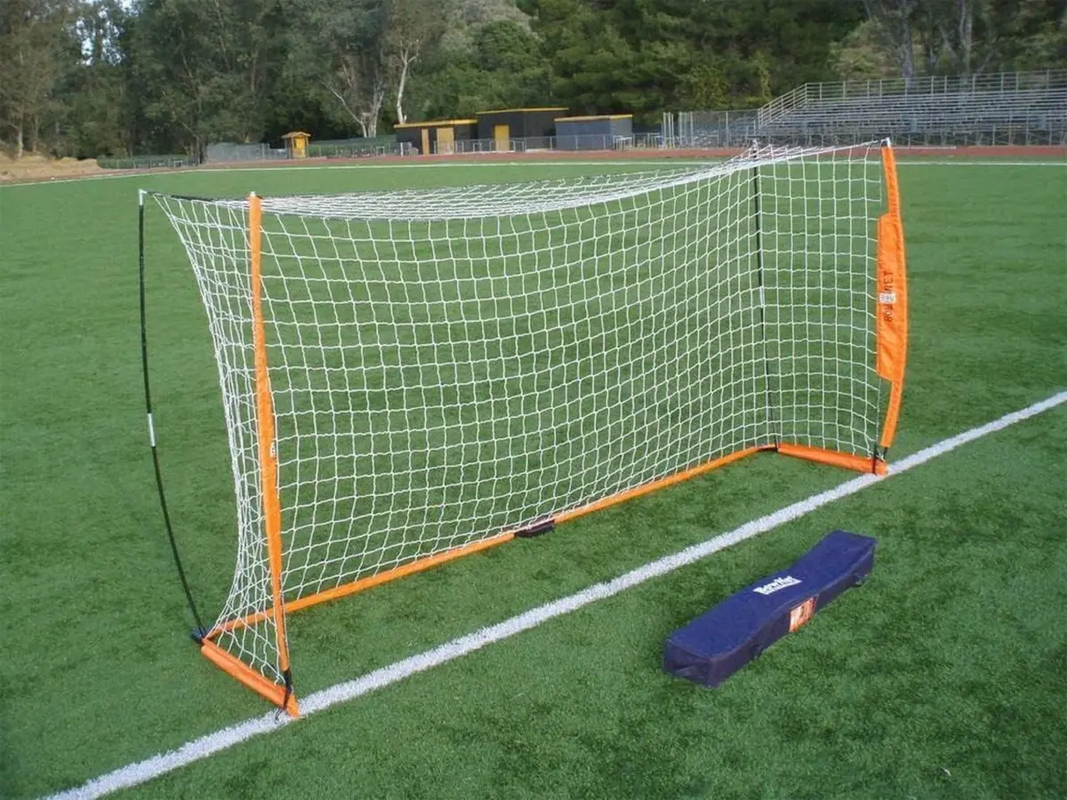 Bownet Folding Soccer Goal, Pop-Up Net with Carry Bag - 6'H x 12'W | Portable, Durable Steel Frame for Indoor & Outdoor Play - view 5