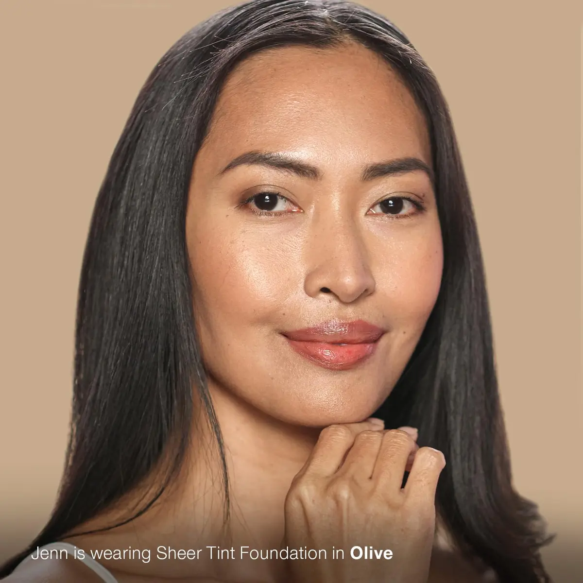 Mineral Fusion Sheer Tint Foundation Olive 1.8 Oz (53ml) | Hypoallergenic & Paraben-Free - view 3