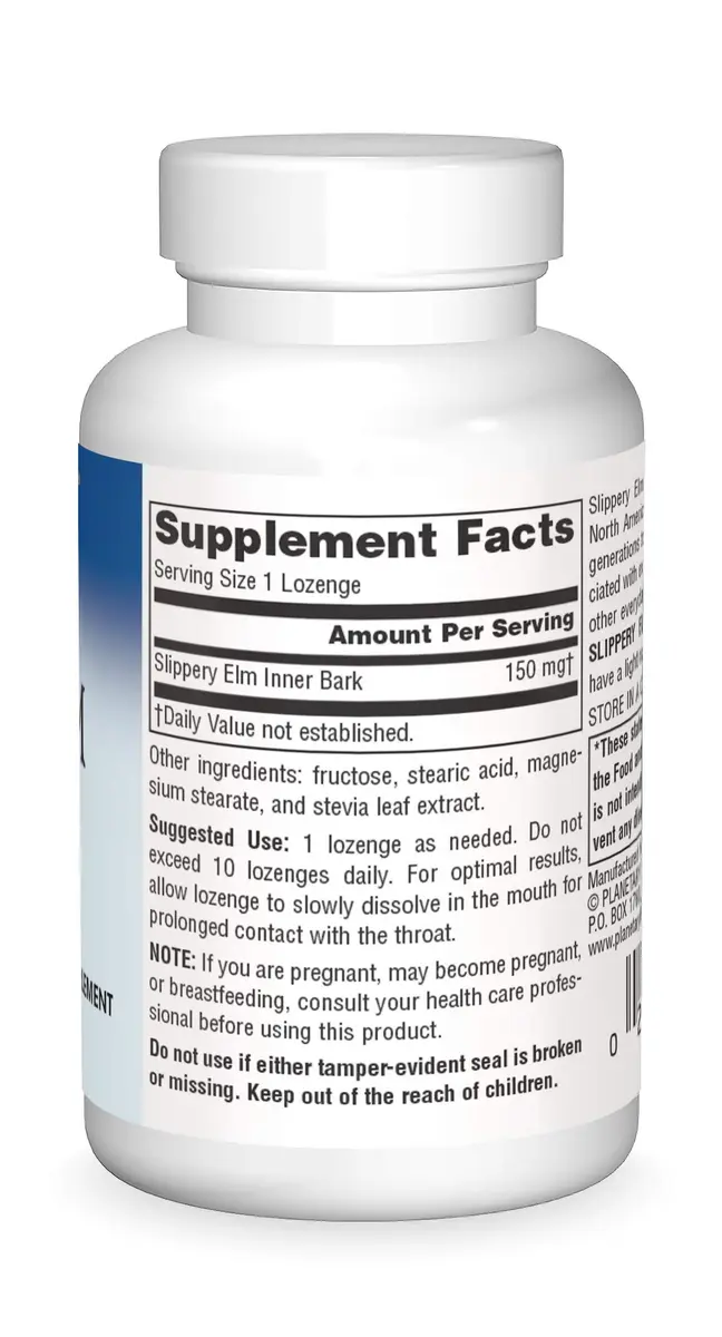 Planetary Herbals Slippery Elm Lozenges, Herbal Throat Support, 24 Lozenge - view 3