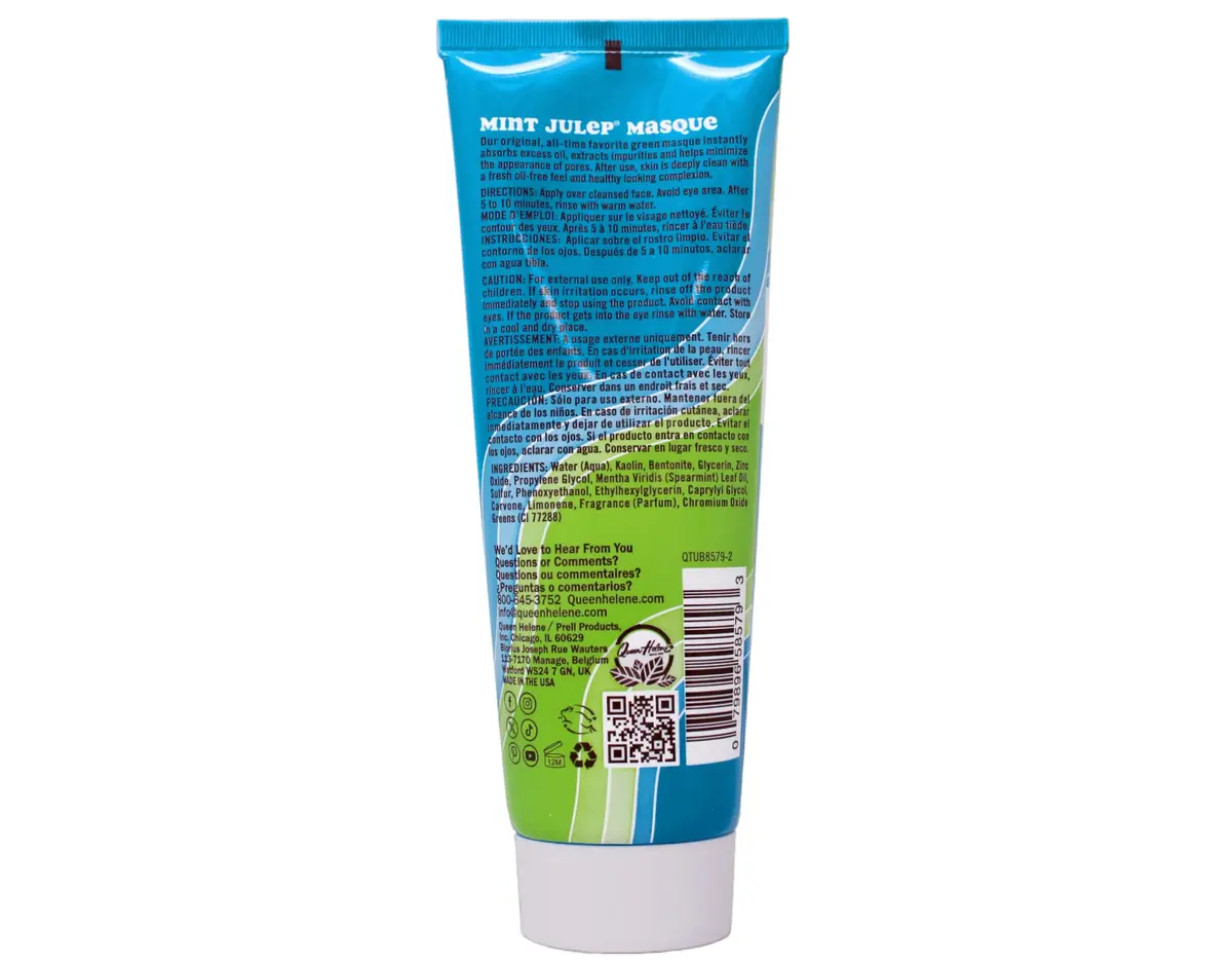 Queen Helene Mint Julep Masque 236ml (8 Fl Oz) | Deep Cleansing for Oily & Acne-Prone Skin - view 3