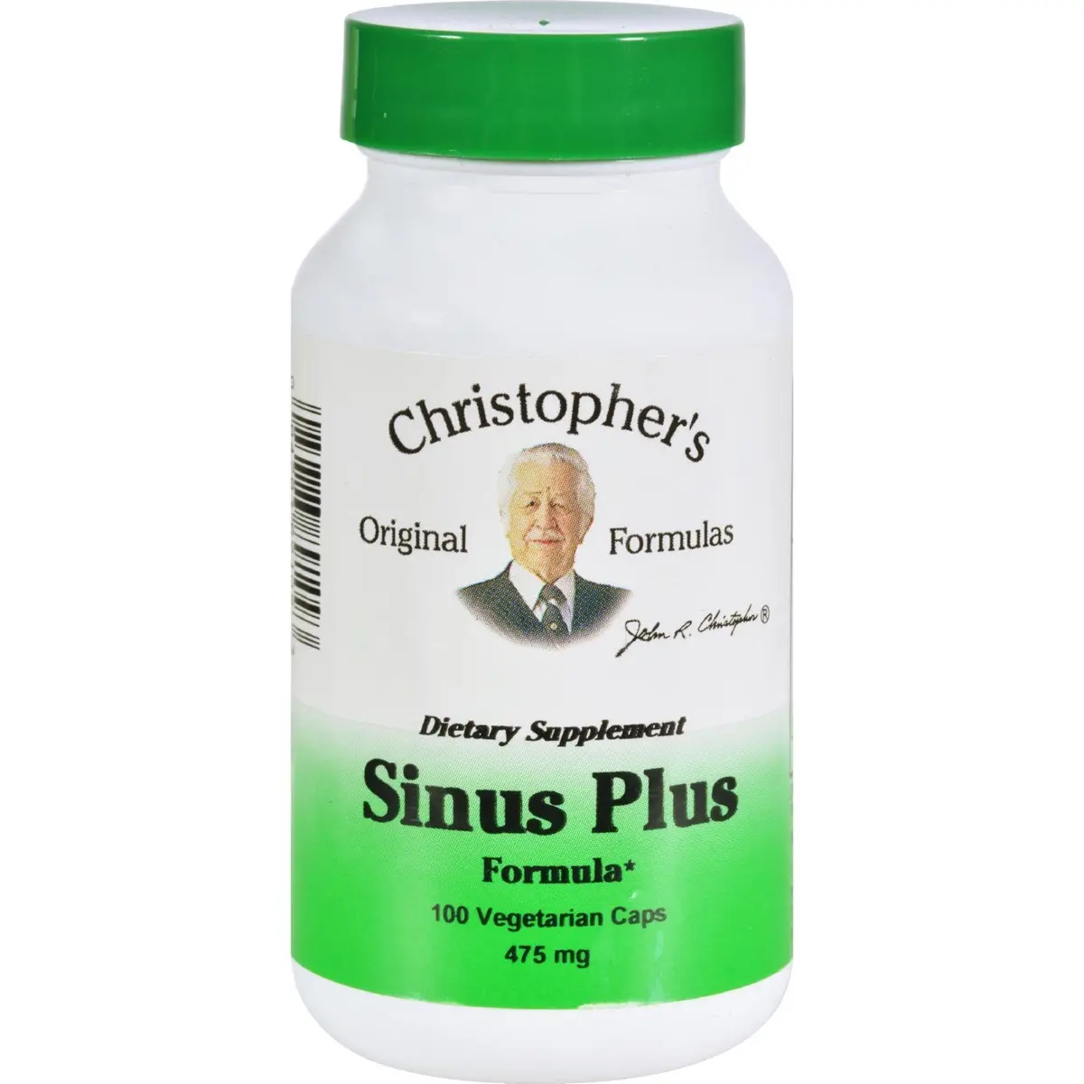 Christopher's Original Formulas Sinus Plus, Herbal Support Capsules, Whole Herb Blend, 100 Count - Pack of 12 - main product image