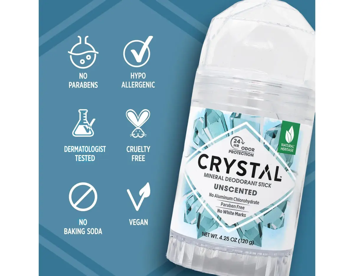 Crystal Essence Mineral Deodorant Stick Unscented 4.25 oz (Pack of 12) | 24-Hour Odor Protection - view 7