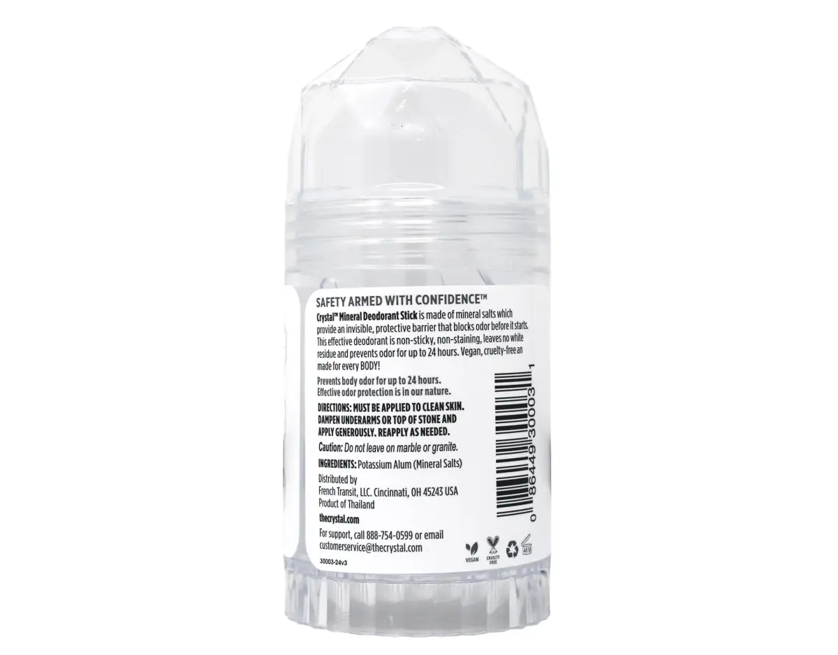 Crystal Essence Mineral Deodorant Stick Unscented 4.25 oz (Pack of 12) | 24-Hour Odor Protection - view 3