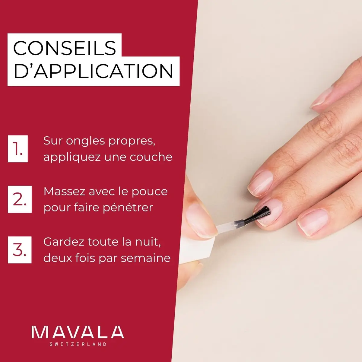 Mavala Mava Flex for Dry, Hard Nails 0.34oz | Restores Flexibility & Shine - view 6