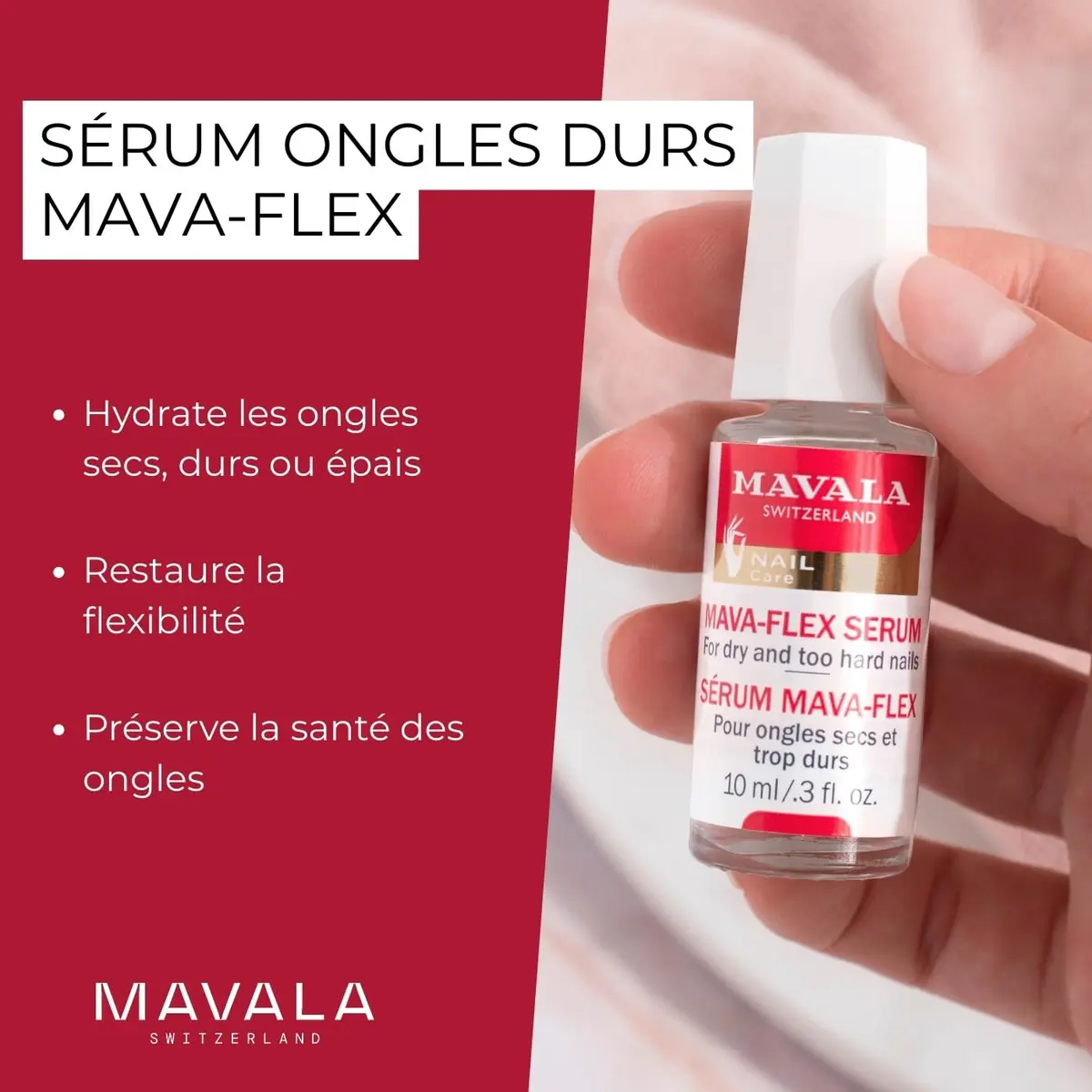 Mavala Mava Flex for Dry, Hard Nails 0.34oz | Restores Flexibility & Shine - view 5