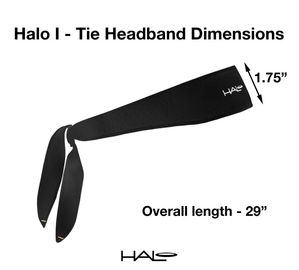 Halo Headband Halo I- Tie Sweatband for Men & Women | Moisture Wicking Dryline Fabric, Pink, One Size - view 2