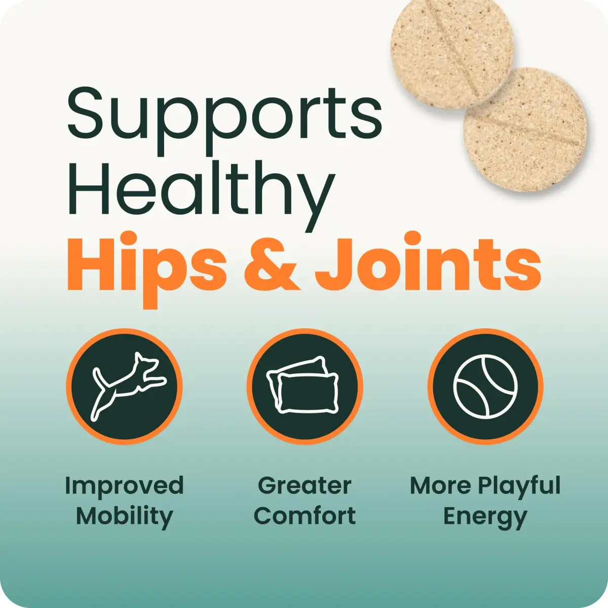 VetriScience Glycoflex 3 Hip and Joint Supplement for Dogs 120 Count | Clinically Proven Dog Joint Support - view 5