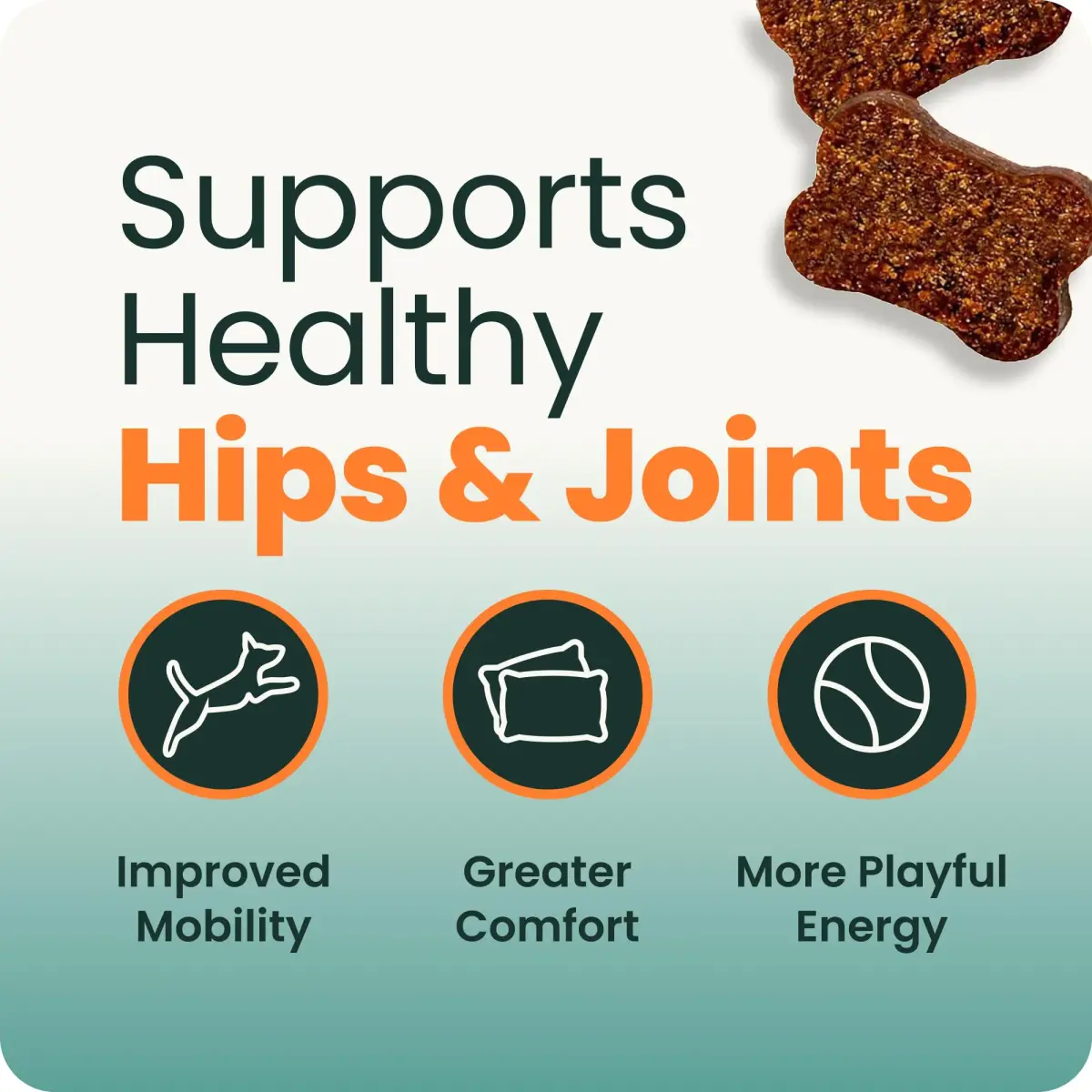 VetriScience Extra Strength Hip & Joint Dog Chews | 120 Chews (272g) - view 3