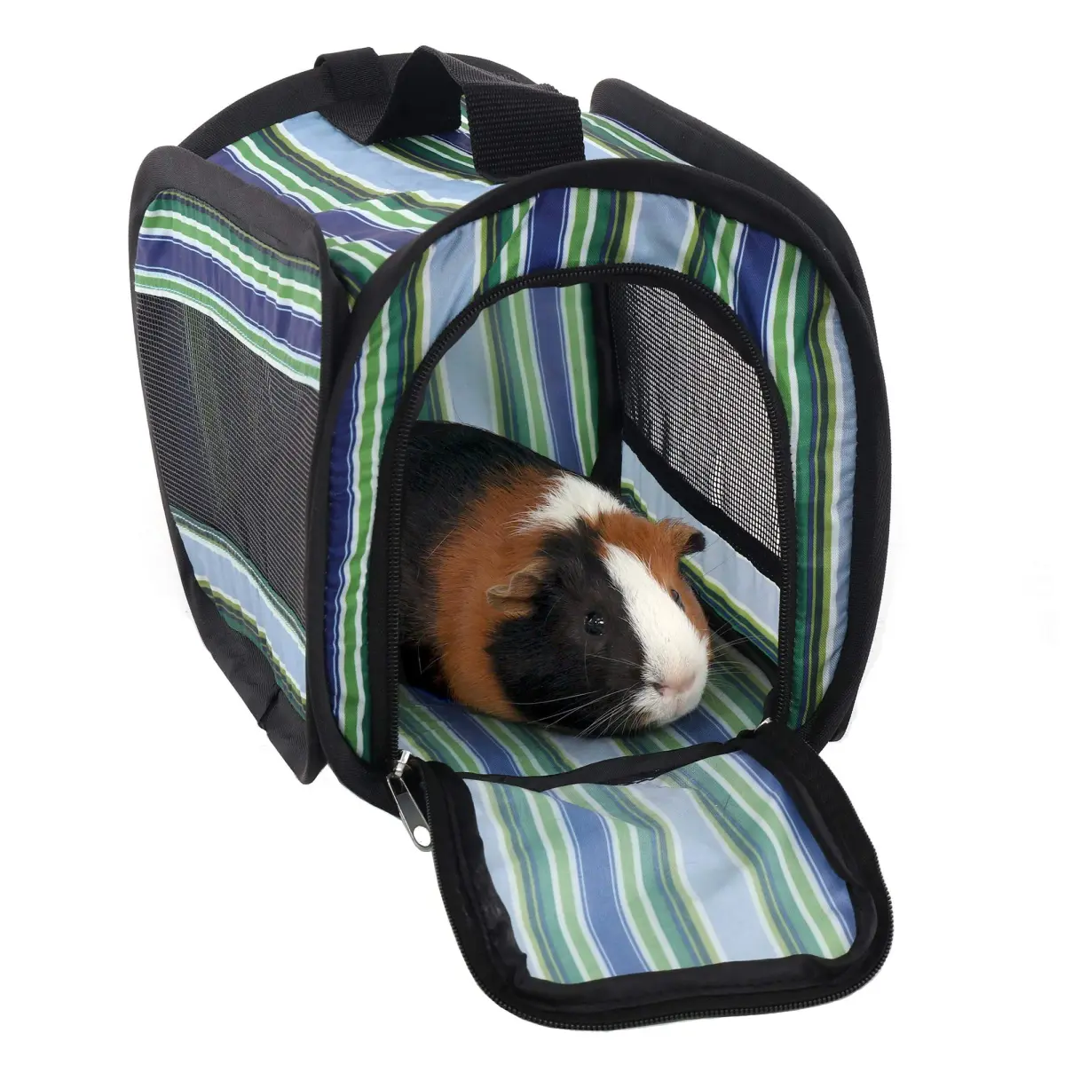 Ware Manufacturing Twist-N-Go Small Pet Carrier - Large | Durable Nylon with Scratch-Proof Screen - view 2