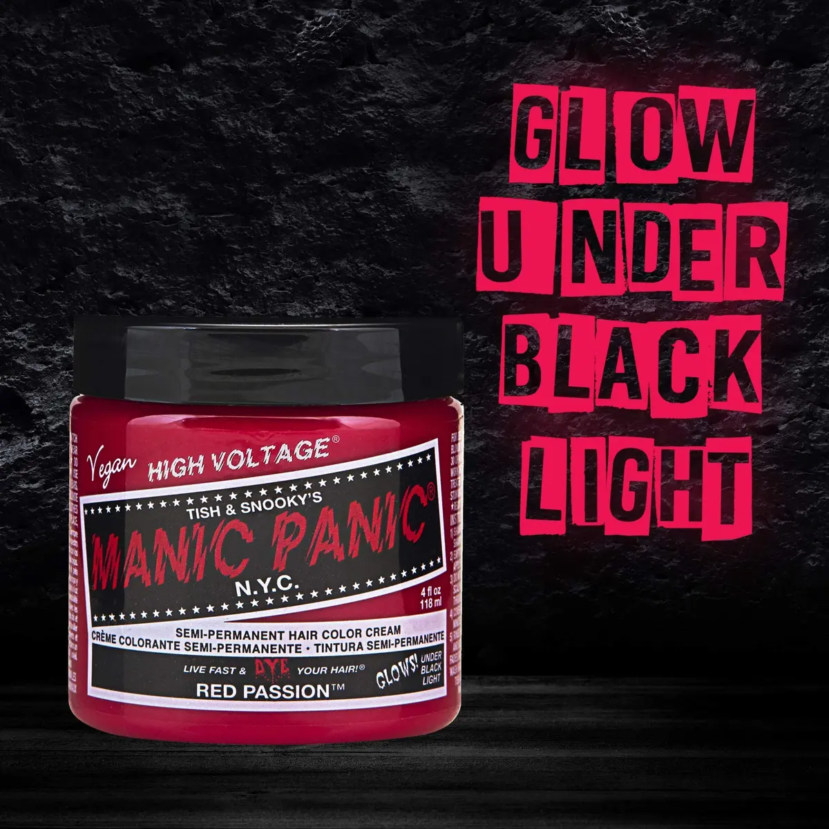 MANIC PANIC Semi Permanent Red Hair Dye, Red Passion, 4 oz | Vibrant, Long-Lasting Color for DIY & Salon Use - view 4