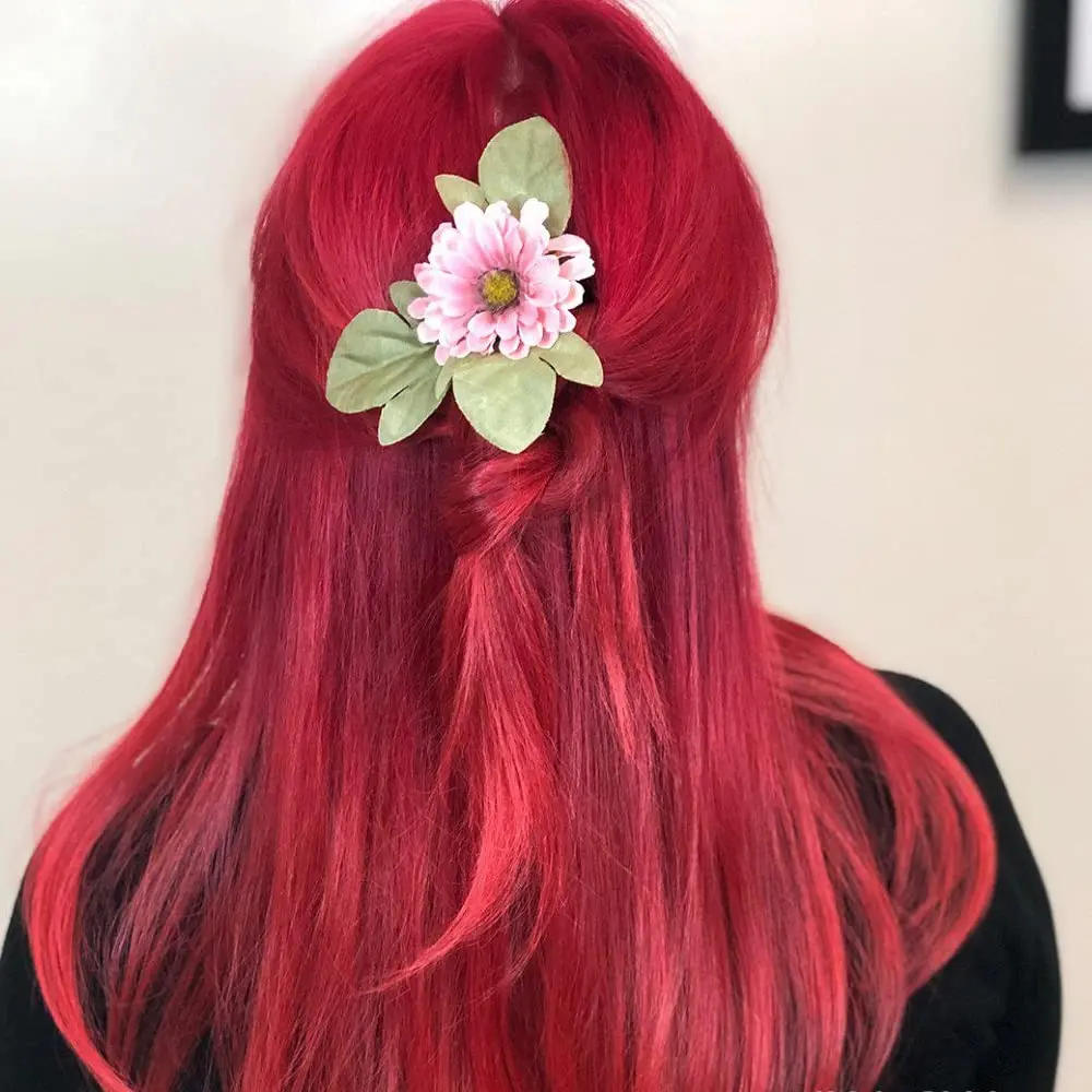 MANIC PANIC Semi Permanent Red Hair Dye, Red Passion, 4 oz | Vibrant, Long-Lasting Color for DIY & Salon Use - view 5