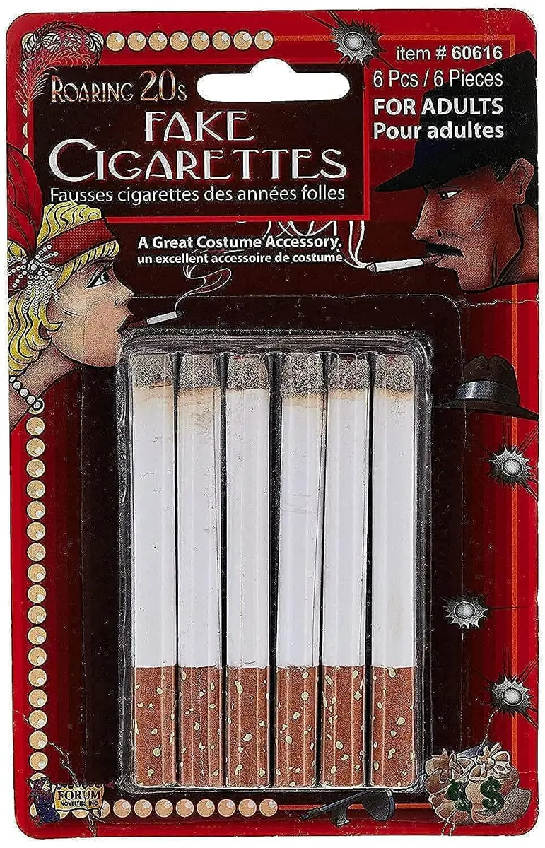 Forum Novelties Fake Cigarettes (Standard) | 12-Pack, Multicolor - main product image