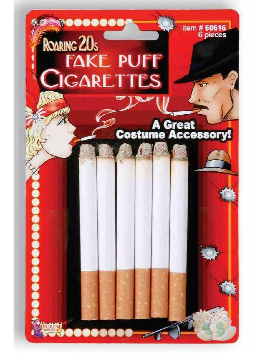 Forum Novelties Fake Cigarettes (Standard) | 12-Pack, Multicolor - view 3