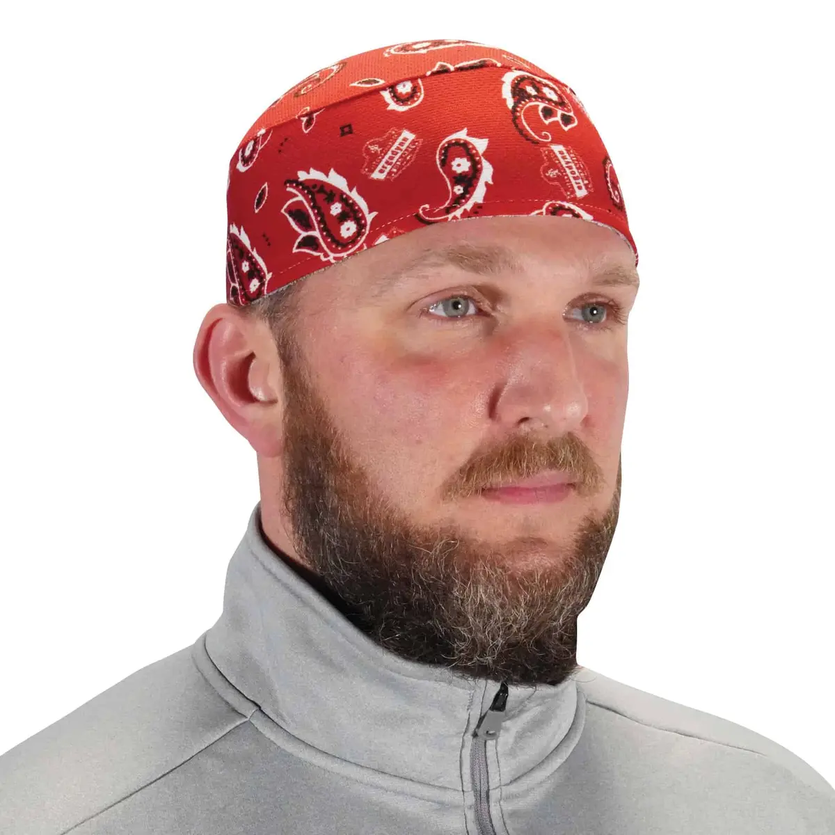 Ergodyne Chill Its 6630 Skull Cap, Terry Sweatband | Sweat-Wicking Summer Headwear for Men - main product image