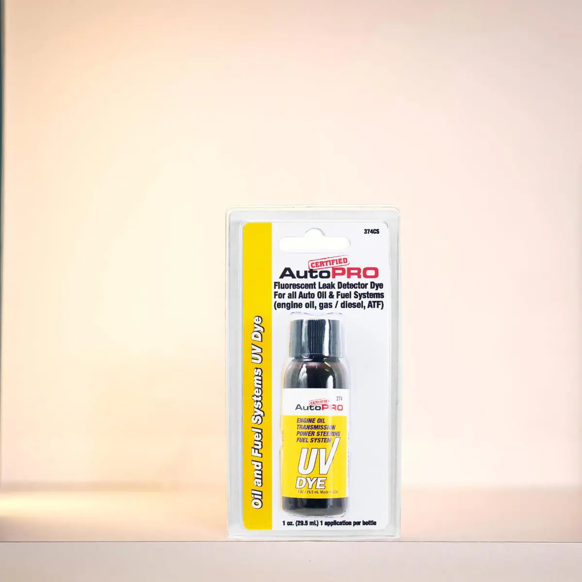 A/C Pro Certified Oil and Fuel System UV Dye Leak Detector 1 oz (29.57 ml) | Professional Grade for Cars - view 5