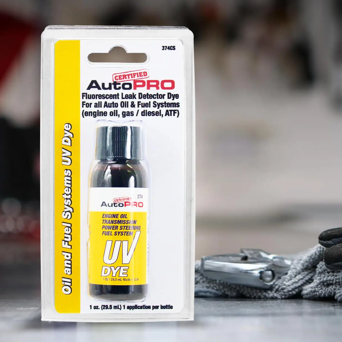 A/C Pro Certified Oil and Fuel System UV Dye Leak Detector 1 oz (29.57 ml) | Professional Grade for Cars - view 6