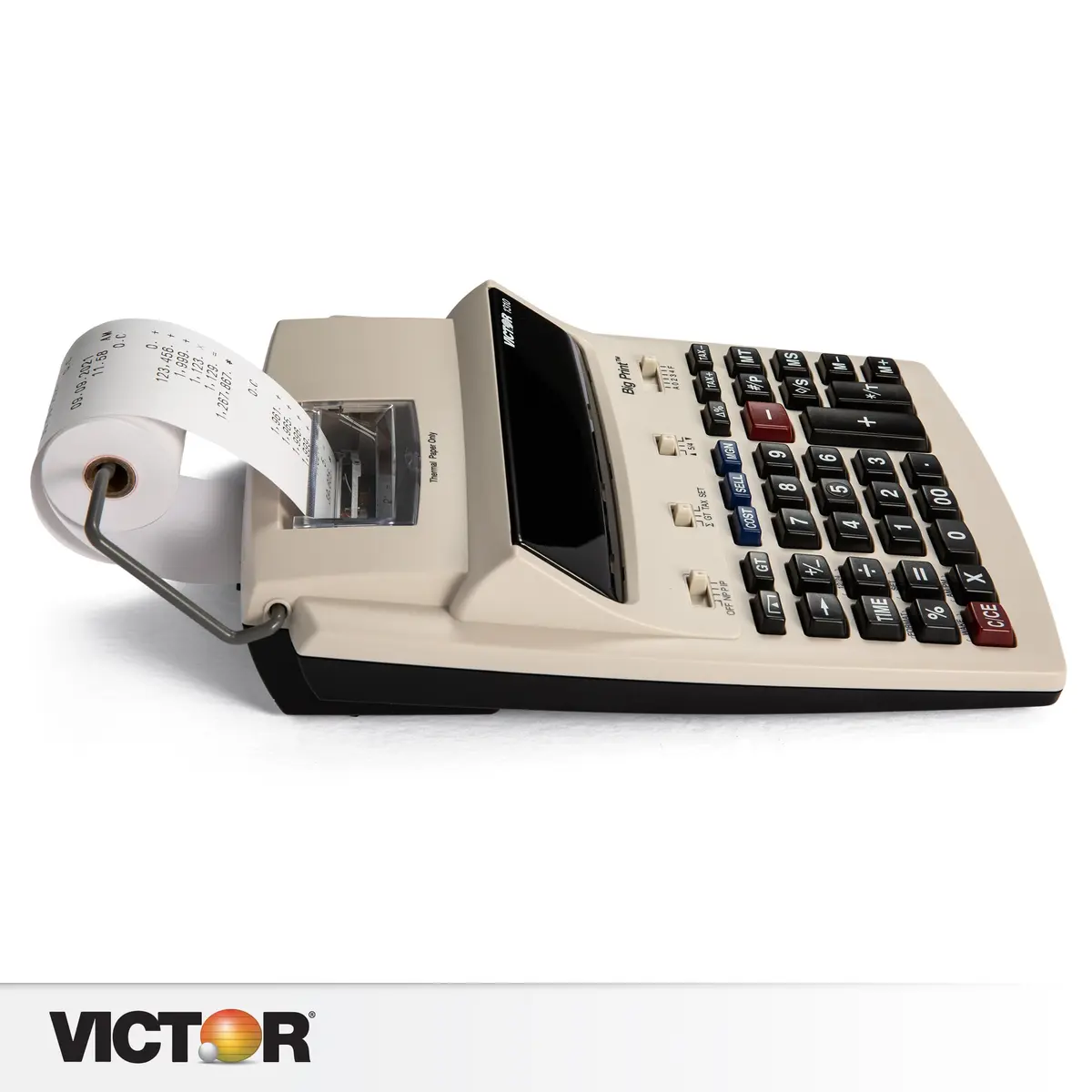 Victor Thermal Printing Calculator 1310 | 12-Digit Big Print & Thermal Ink-Free Printing - view 6