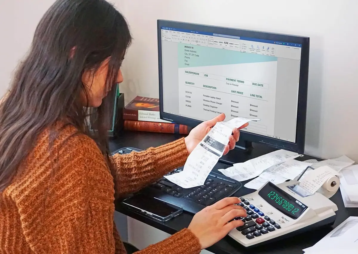 Victor Thermal Printing Calculator 1310 | 12-Digit Big Print & Thermal Ink-Free Printing - view 7