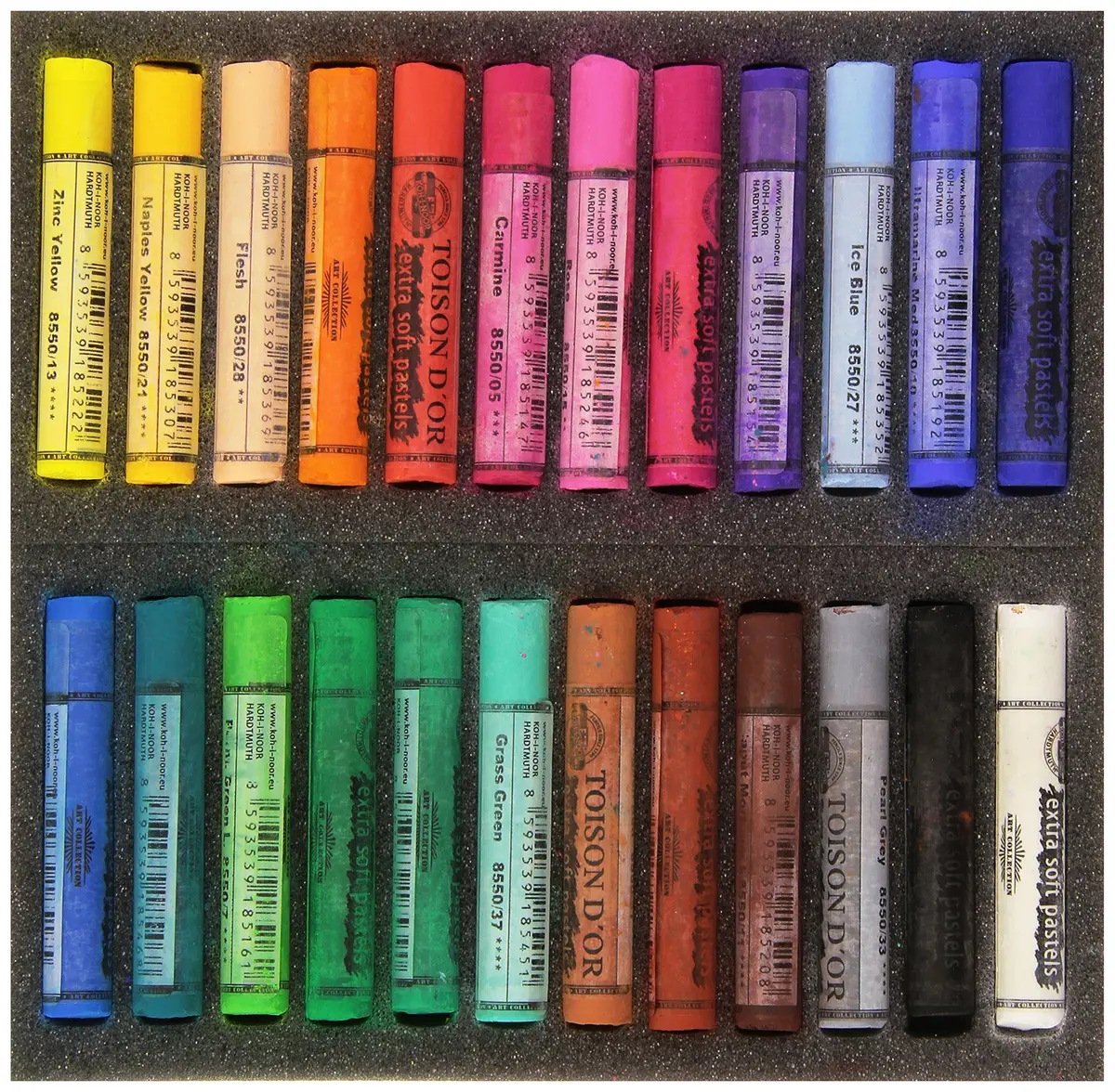 Koh-I-Noor Extra Soft Pastels Set/24 (FA8554) | Assorted Colors Writing Instrument - view 2