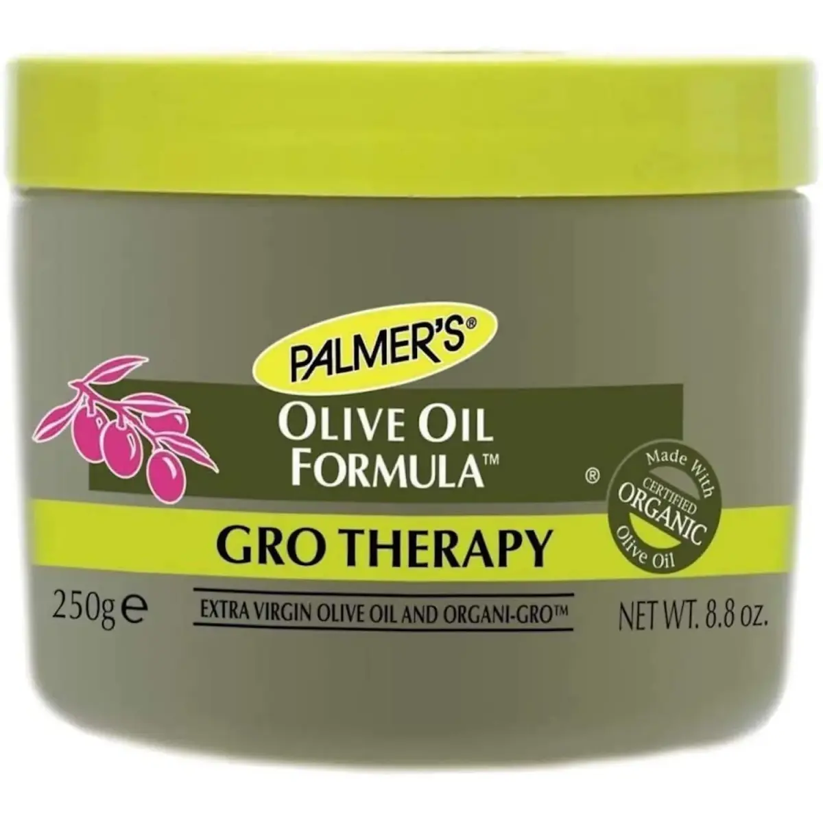Palmer's Olive Oil Formula Gro Therapy Balm 250ml (8.8 Fl Oz) | Restores Softness & Manageability - main product image