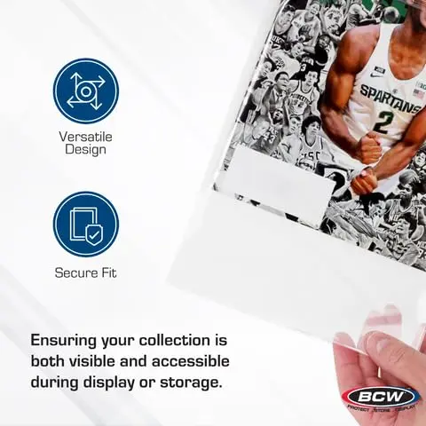 BCW Magazine Bags - 200 Count | Fits Standard 8.5 x 11 Inch Magazines | Acid-Free Polypropylene Sleeves for Collectors - view 5