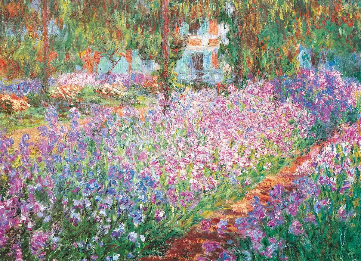 Eurographics Monet's Garden by Claude Monet 1000-Piece Puzzle | Fine Art Jigsaw Puzzle - view 2